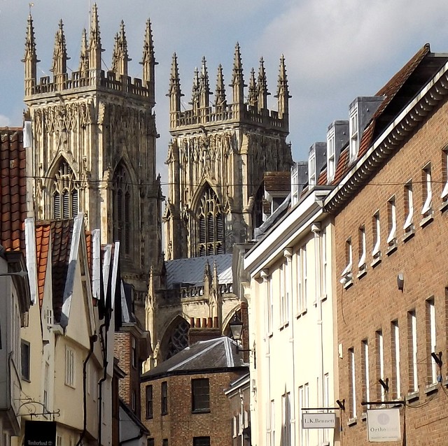 The West Towers of York Minster, from Petergate
