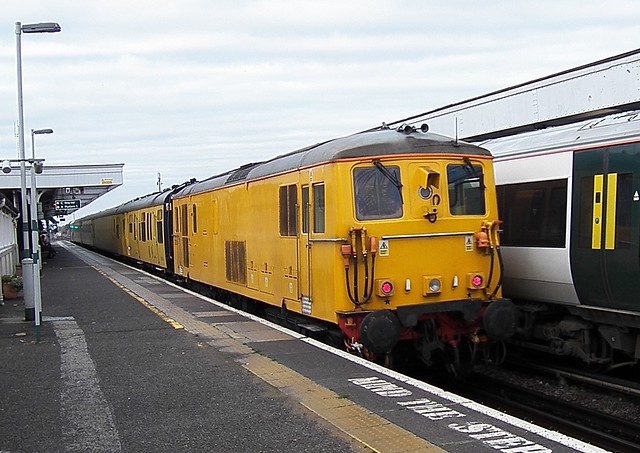Network Rail Class 73/1 73138 Barnham 13/11/12