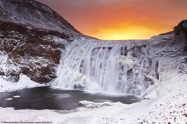 Winter season in Iceland