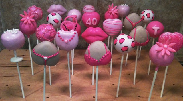 40 Shades of Pink Cake Pops