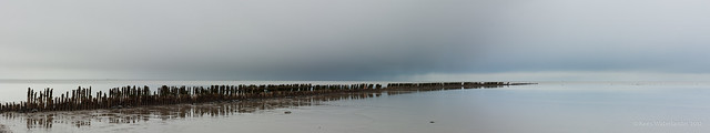 Rain clouds above the Waddenzee
