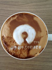 Today's latte, Open Source Initiative. #geeklatte
