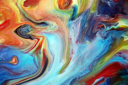 Abstract Flowing Fluid Colours | This is a close up image fr… | Flickr