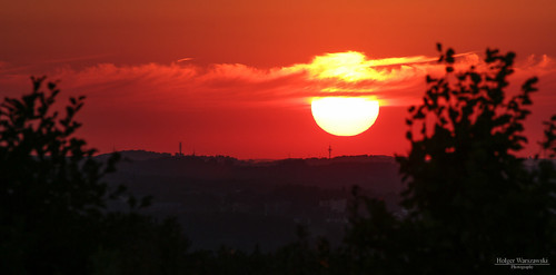 abend deutschland ennepetal germany gevelsberg himmel nrw sonne sonnenuntergang clouds landscape red rot sky sun sunset