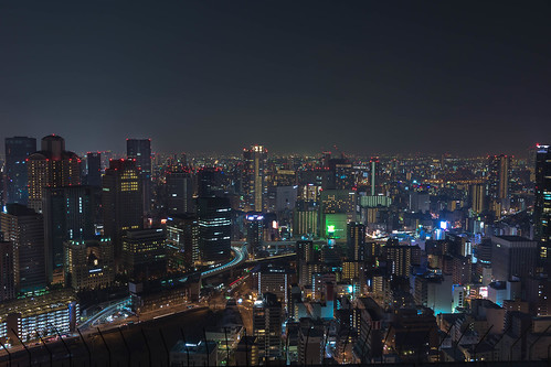 osaka japan city night view landmark landscape architecture building nikon d7200 sigma 1770mm 1770