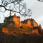 Edinburgh Castle in the Evening Sun