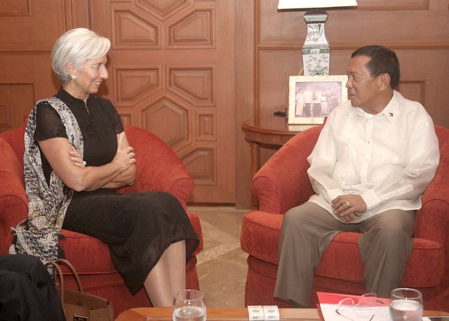 IMF Managing Director Christine Lagarde visits Philippines, Nov. 16, 2012