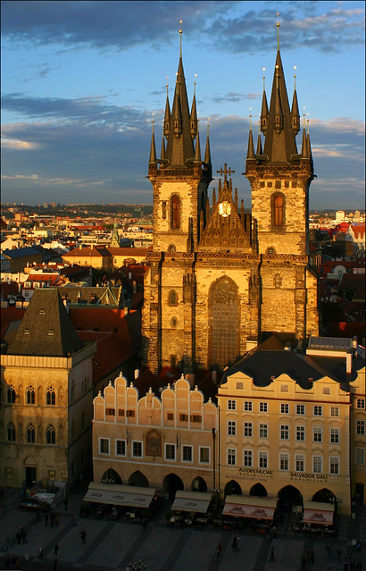 Altstädter Markt und Teynkirche Prag