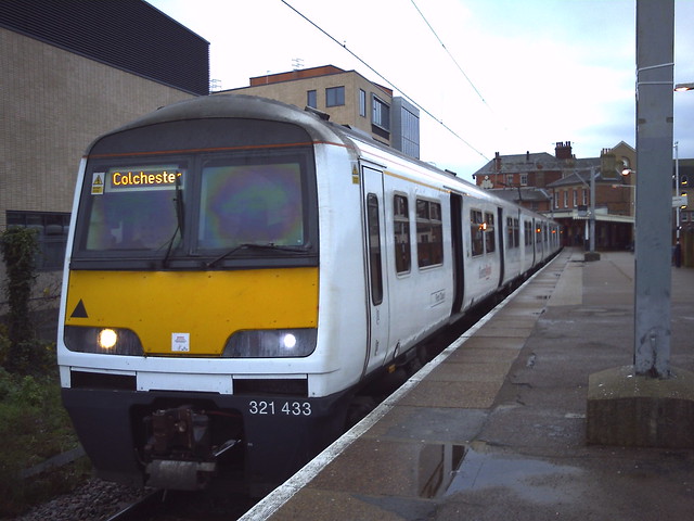 Class 321 at Colchester Town