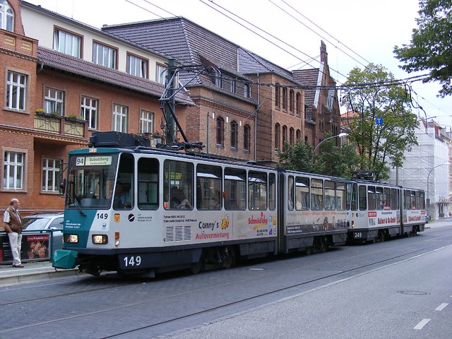 Potsdam Tatra tram set nr 149 and 249