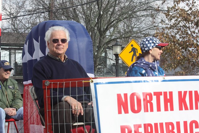 Jim McGuire in the 2012 Veterans' Day Parade, Wickford