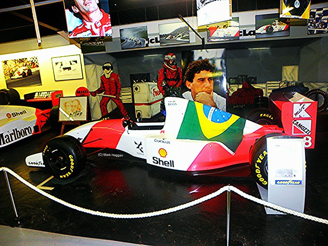 The Ayrton Senna tribute at The Donington Collection