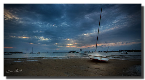 Some day my boat will come in, and with my luck I'll be at the airport. by Christolakis, seascape sunrise boats australia brisbane queensland 1740f40l pointhalloran canon5dmklll