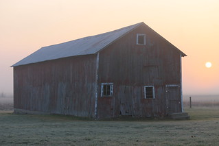 Old Barn at Sunrise