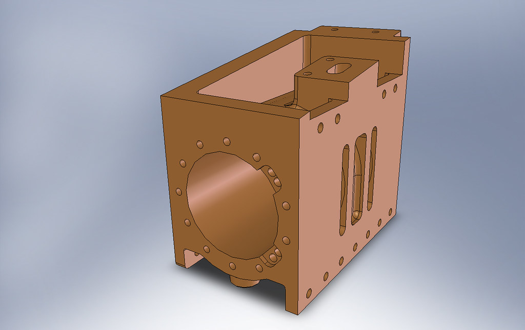 Steam Engine Block Assembly Cylinder Block Assembly9 | Cylinder block showing steam port… | Flickr