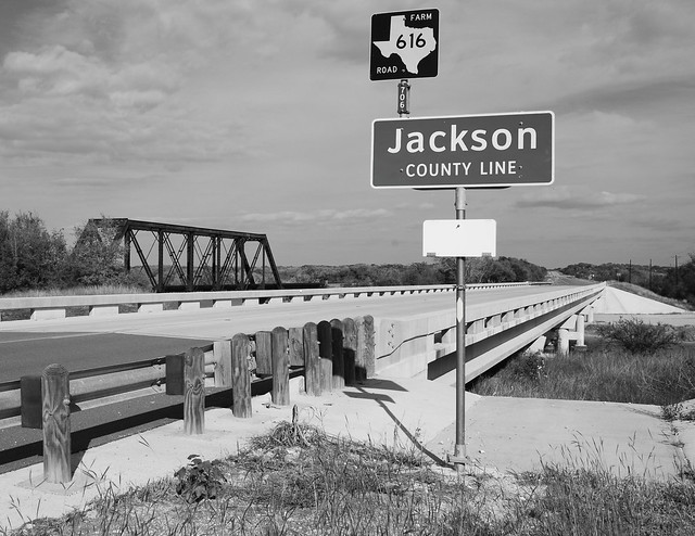 FM 616 Bridge over Garcitas Creek, Inez, Texas 1211221446BW