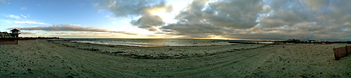 ocean ri sunset panorama storm beach sandy rhodeisland narragansett sandhillcove postsandy