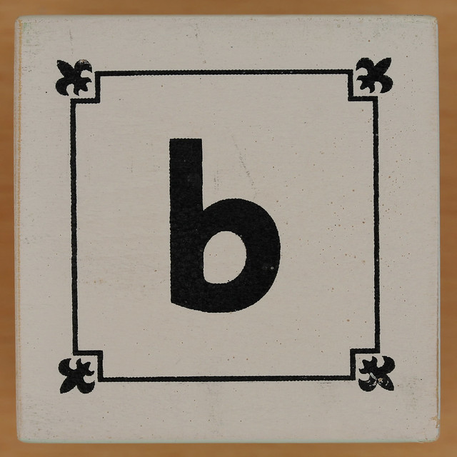 John Crane Classic Block Letter b