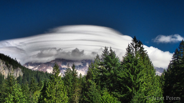 Mt. Rainier_ Lenticular Cloud
