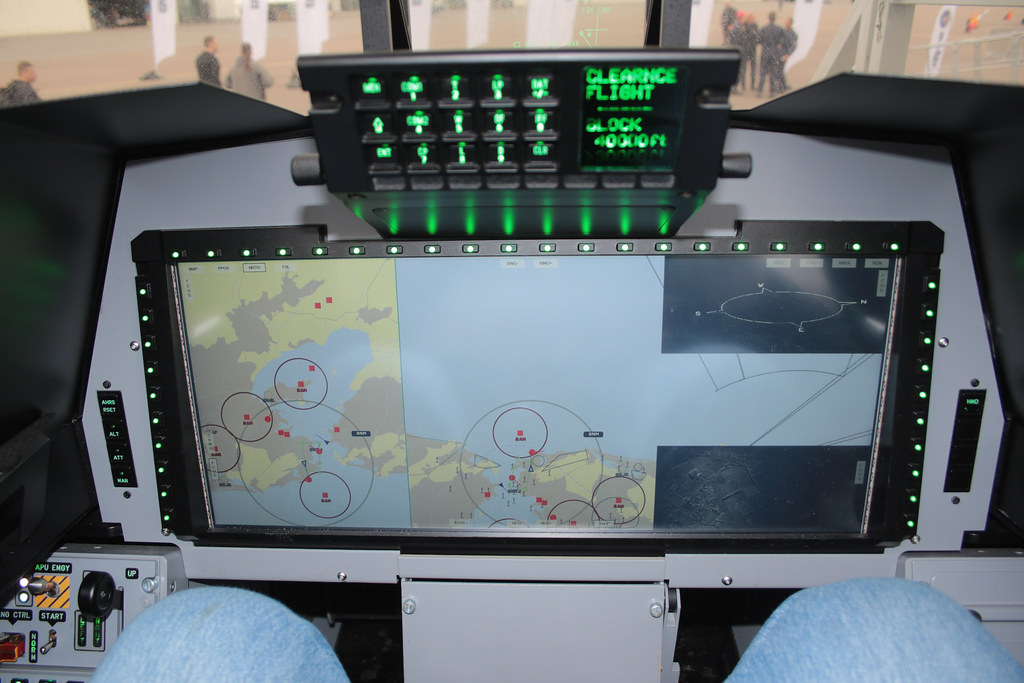 Cockpit In The Mockup Of Saab Jas 39a 39e Gripen Ng 1607 Flickr