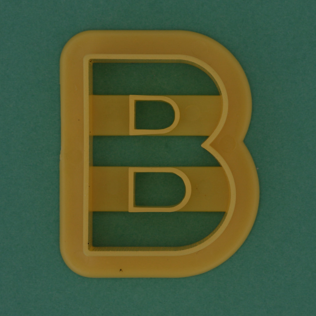 Pastry Cutter Letter B
