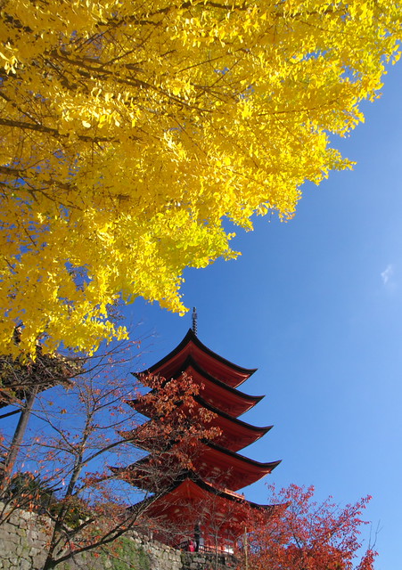 Miyajima Five-Storied Pagoda［Worldheritage］