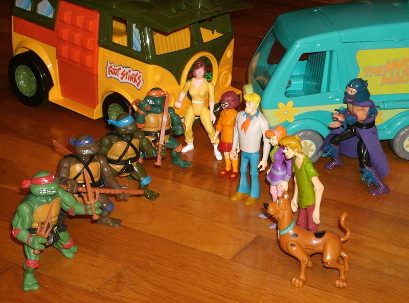 Cartoon All-Stars to the Rescue | Anniversary TMNT figures m… | Flickr