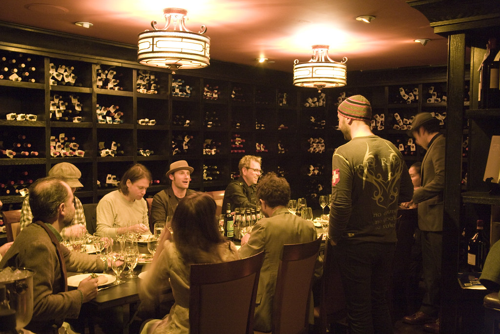 WFUV at Del Posto: Band Dinner in the Green (Wine) Room