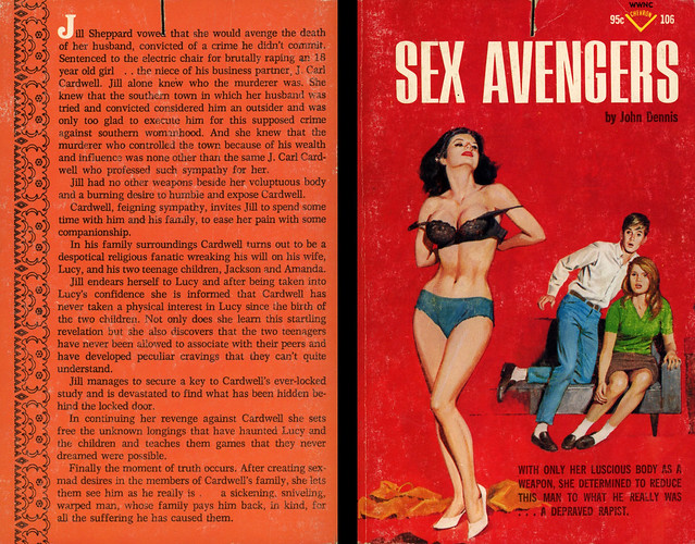 Chevron Books 106 - John Dennis - Sex Avengers (with back)