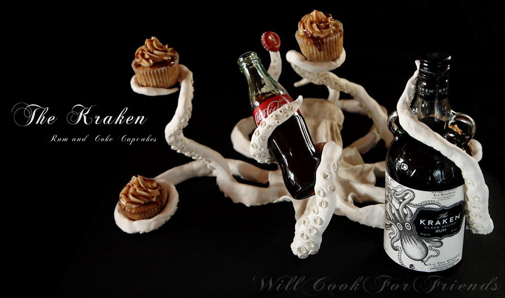 The Kraken Rum & Coke Cupcakes | Recipe here: www ...