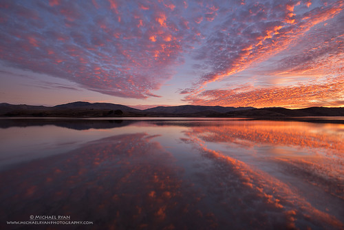 reflection sunrise photography michael ryan marin reservoir nicasio marinmagazine michaelryanphotography