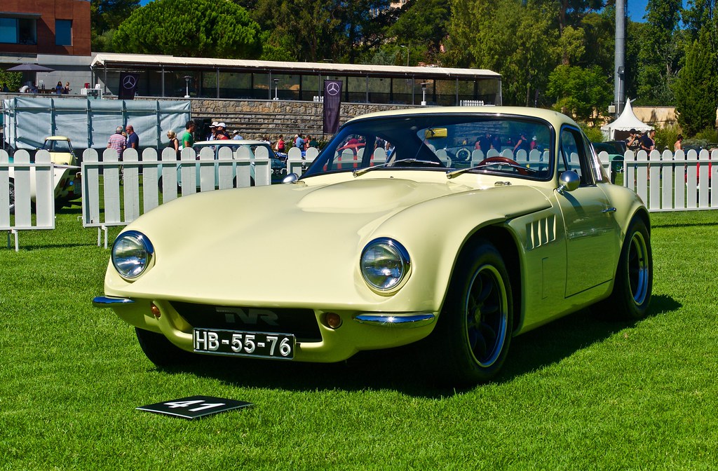 Image of TVR (Vixen, based on the aging Grantura.)