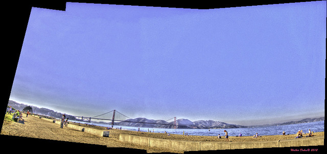 Golden Gate Promenade HDR Panorama