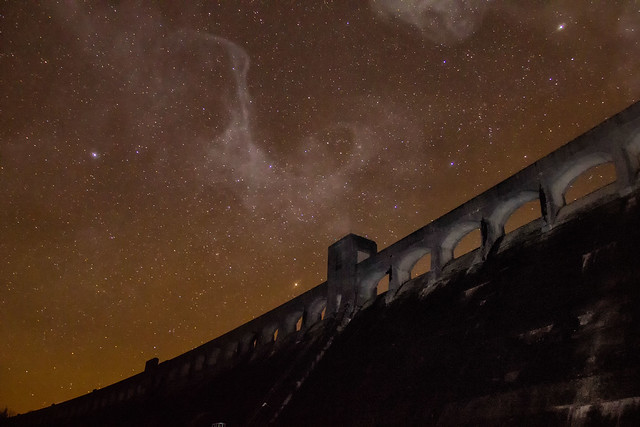 Milky Way over Clatteringshaws Dam
