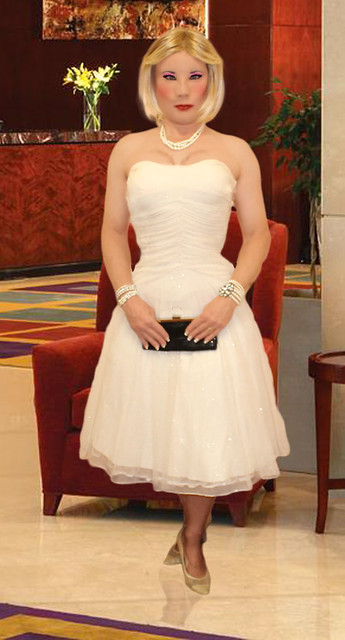 Kathy Leigh White Cocktail Dress