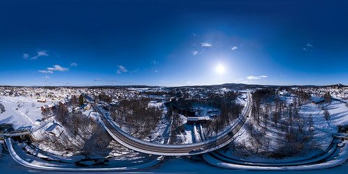 360 panorama equirectangular ptgui pro torsby värmland sweden snow drone dji mavic