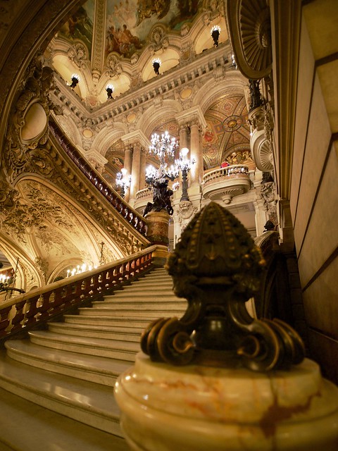 Opéra Garnier - Pied de l'escalier