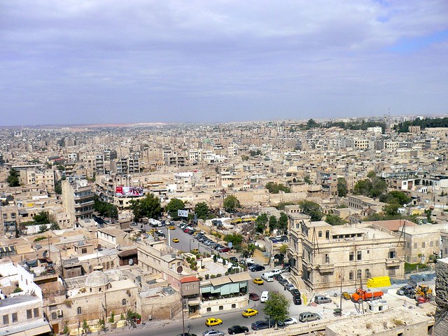 The city of Aleppo, Syria