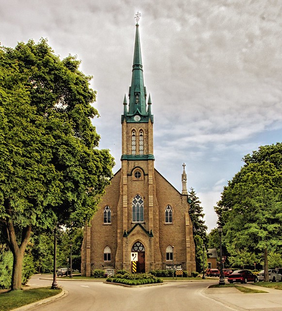 Elora Ontario  ~ Canada ~ Knox Presbyterian Church ~ Heritage Church