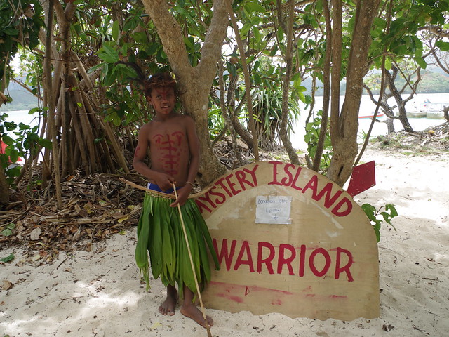 Mystery Island Warrior, Vanuatu, New Caledonia