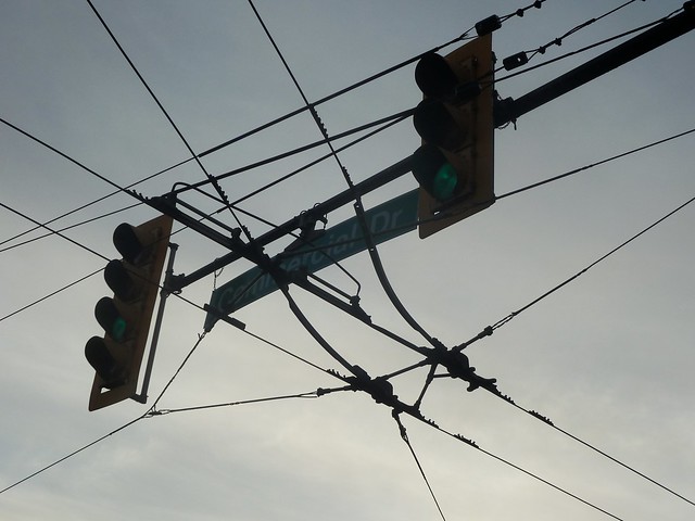 Commercial Dr. Trolley Wires