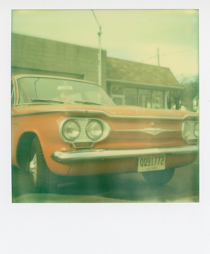 Chevrolet Corvair Station Wagon / Polaroid SX-70 | by ho_hokus