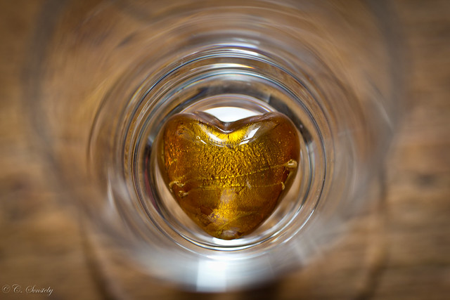 It is possible to find love at the bottom of the glass ;)