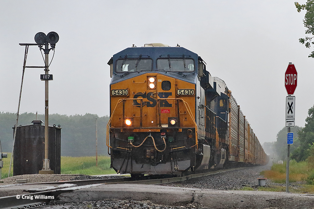 CSXT 5430 Eastbound Q262 West of New Bloomington OH | Flickr