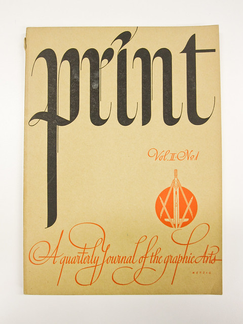 Cover of Print Magazine Vol 2, # 1, 1941