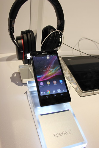 CES 2013 - Sony Xperia Z | Sony showed off its upcoming Xper… | Flickr