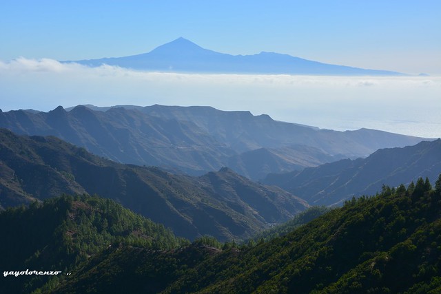 El Teide desde La Gomera.