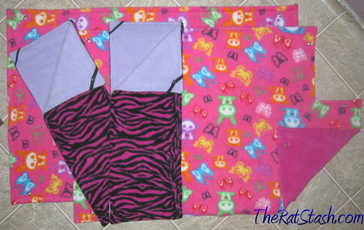 For Darlyn: Double FN/CN Liner Set in "surprise girl" fabric w/ terrycloth & UHaul padding