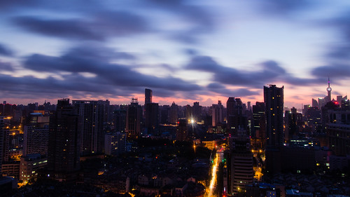 china city morning sky skyscraper sunrise dark dawn cityscape shanghai sigma1850f28exdcmacro canoneos60d