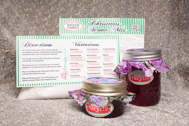Fireweed jelly and scone mix